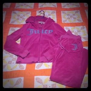 Authentic Juicy Couture velour tracksuit